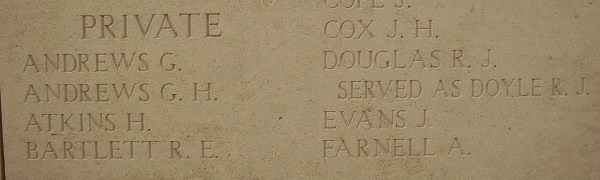Inscription on Menin Gate Memorial