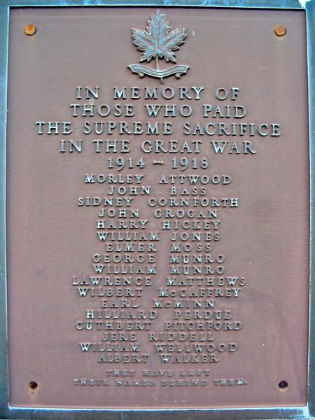 Caledon East War Memorial