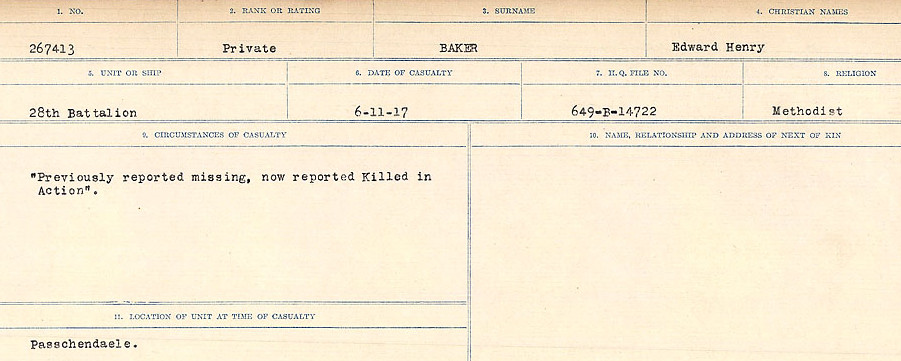 Circumstances of Death Registers