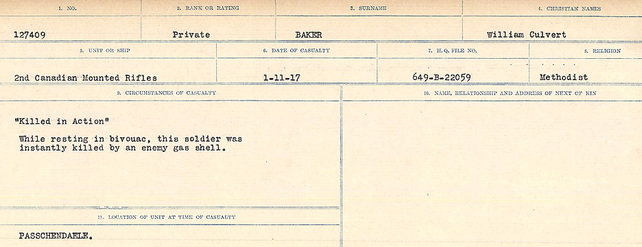 Circumstances of Death Registers