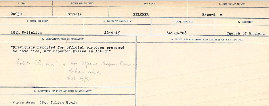 Circumstances of Death Registers