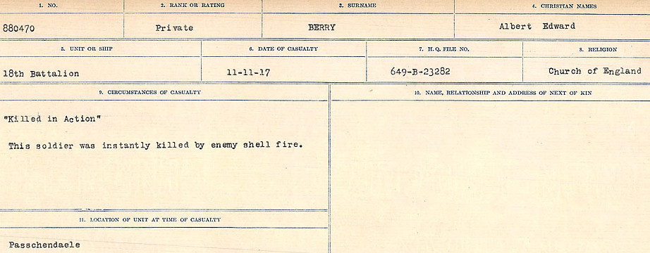 Circumstances of Death Registers
