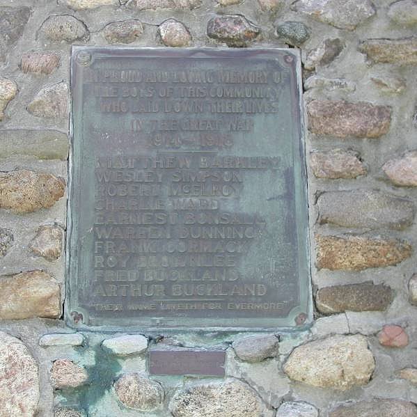 Memorial Plaque