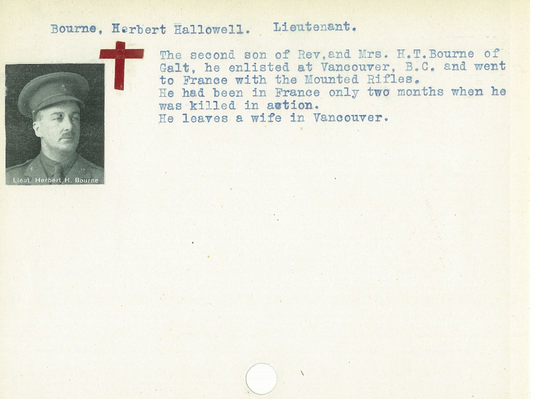 Photo of HERBERT HALLOWELL BOURNE