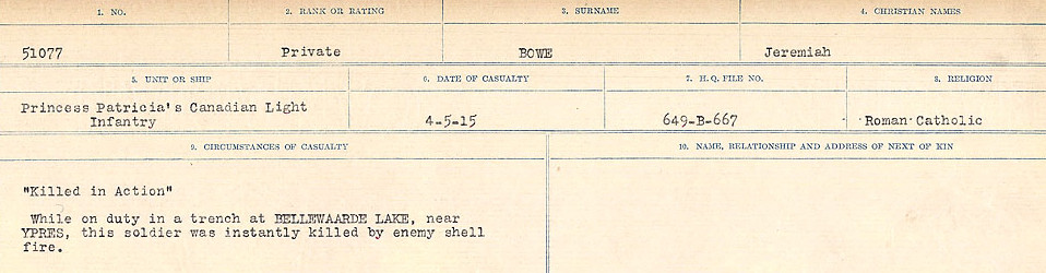 Circumstances of Death Registers
