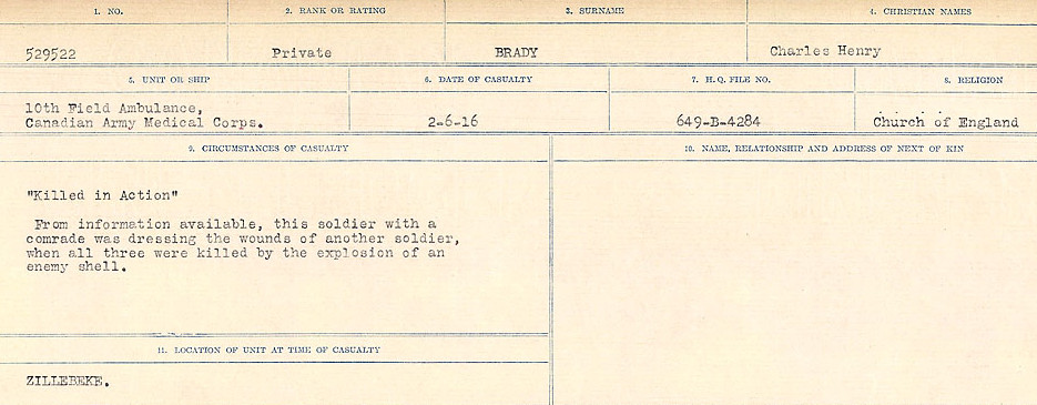 Circumstances of Death Registers