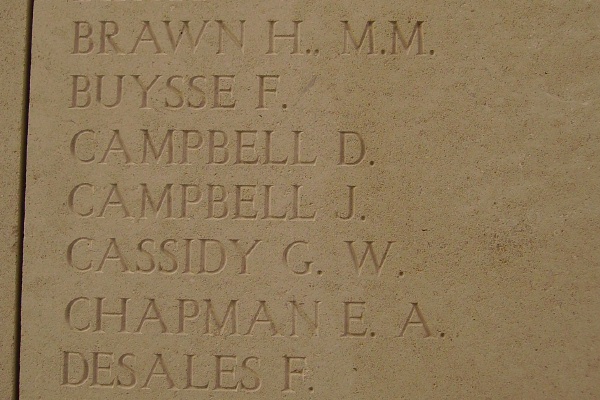 Inscription on Menin Gate Memorial