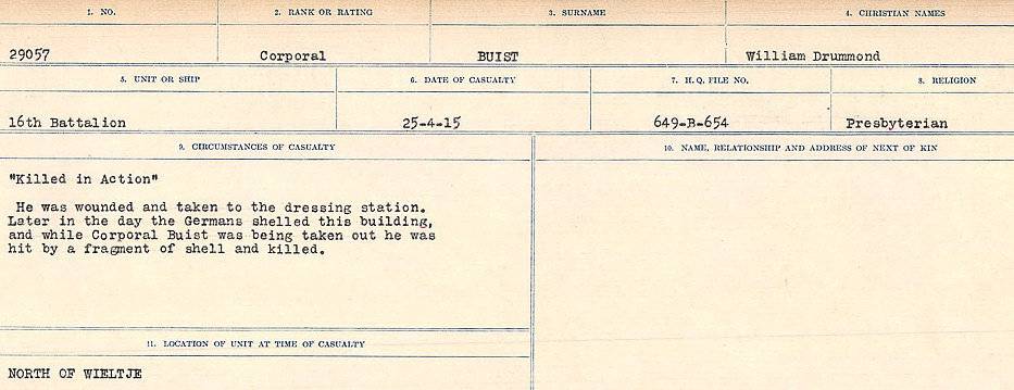 Circumstances of Death Registers