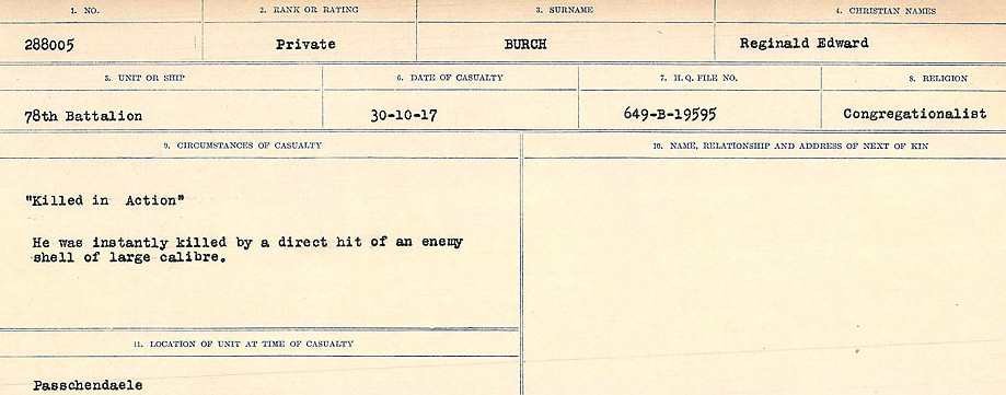 Circumstances of Death Registers