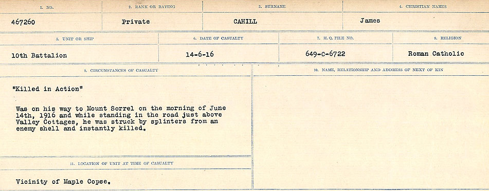 Circumstances of Death Registers