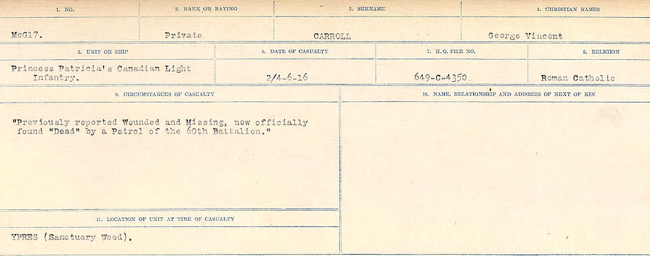 Circumstances of Death Registers