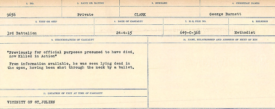 Circumstances of Death Registers