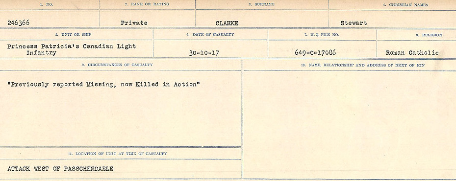 Circumstances of Death Registers