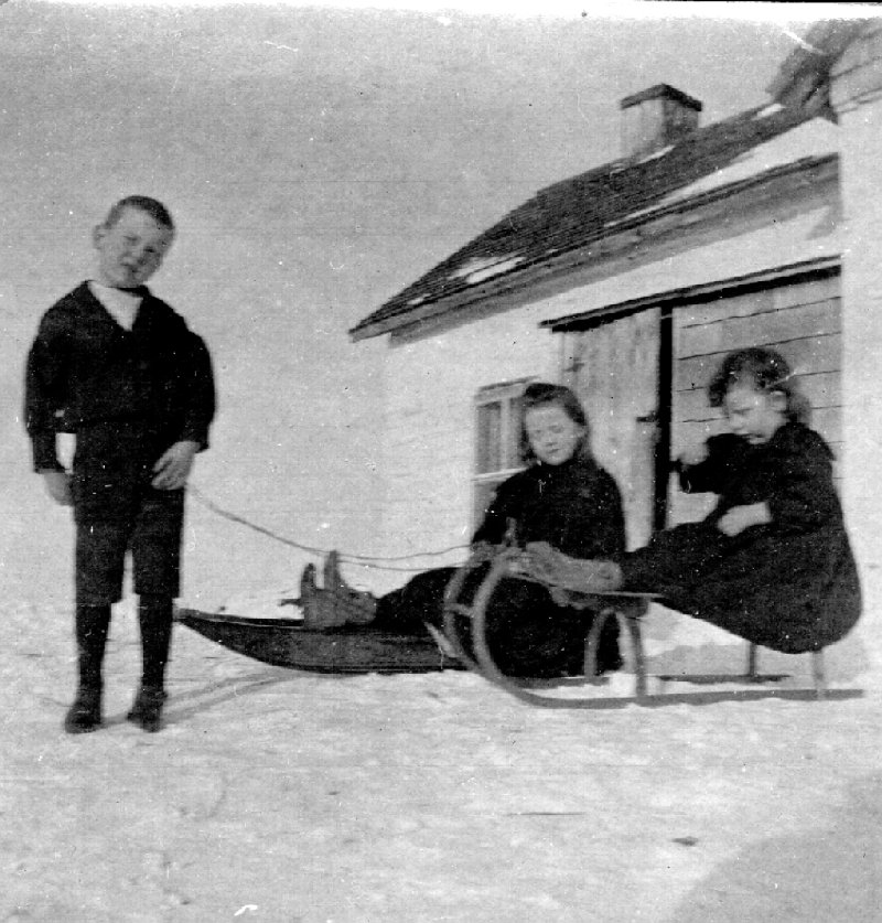 Charles with sisters