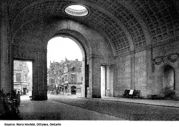 Inside the Ypres (Menin Gate) Memorial