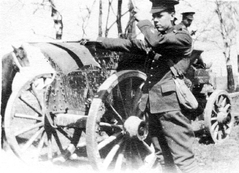 Charles with Signal Flags