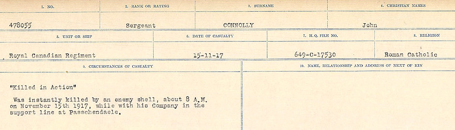 Circumstances of Death Registers