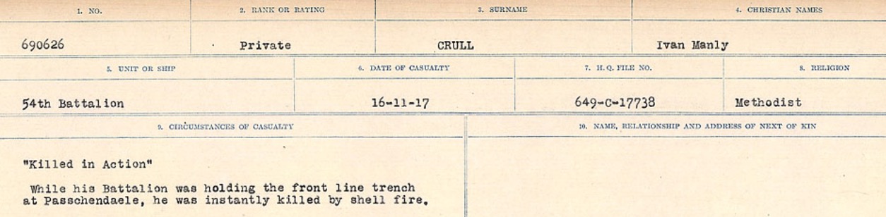 Circumstances of death registers
