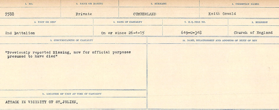 Circumstances of death registers