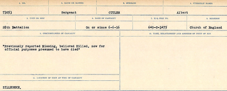 Circumstances of death registers
