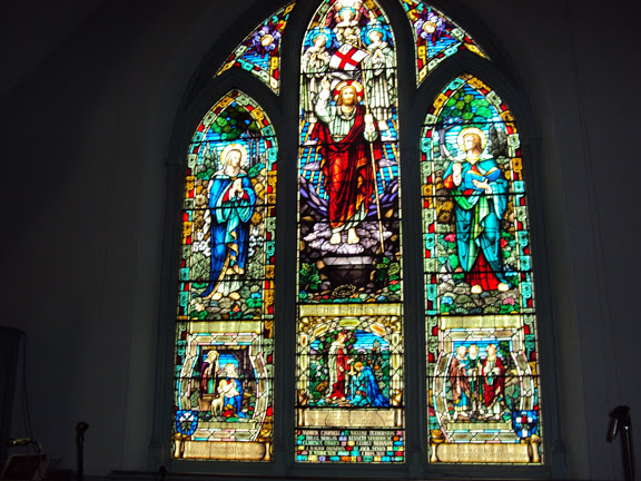 Large Memorial Stained Glass