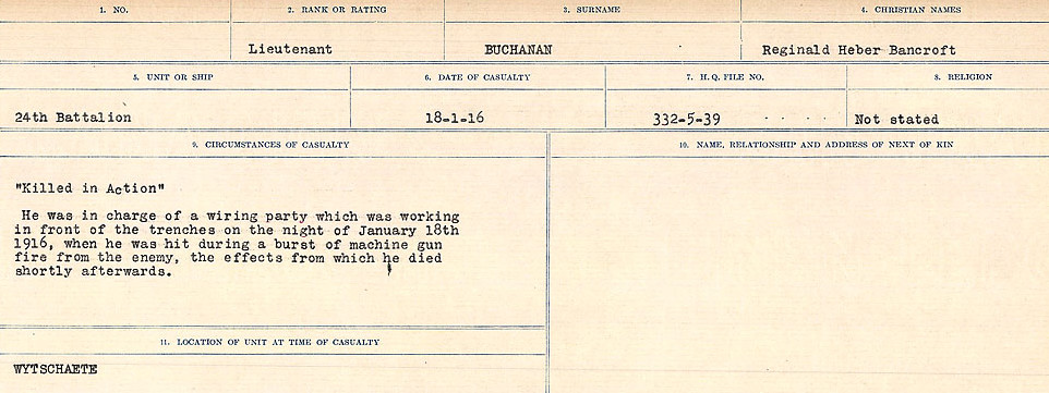 Circumstances of Death