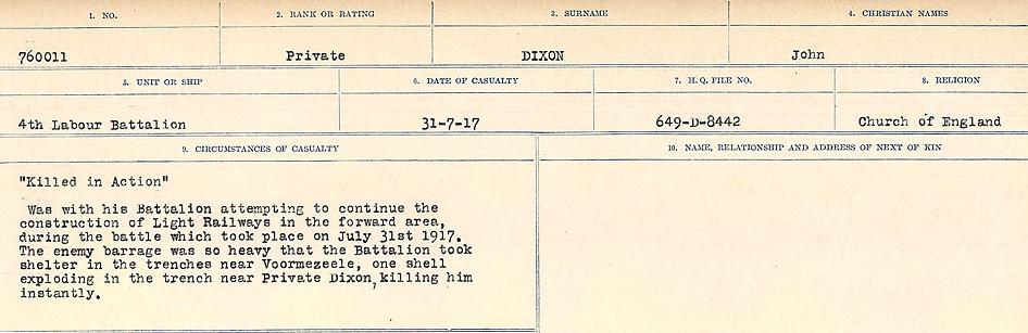 Circumstances of death registers