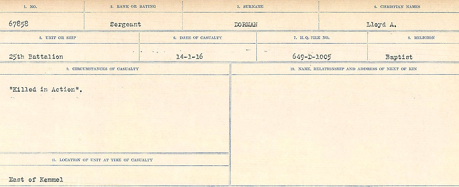 Circumstances of death registers