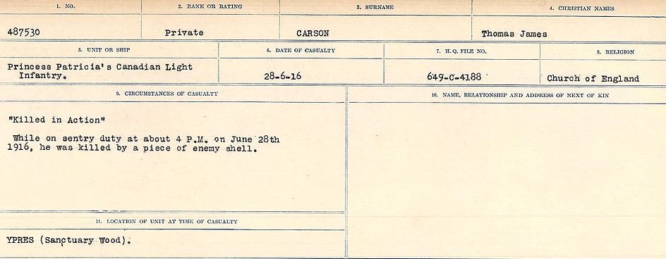 Circumstances of Death Registers