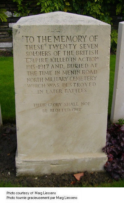 Menin Road South Memorial