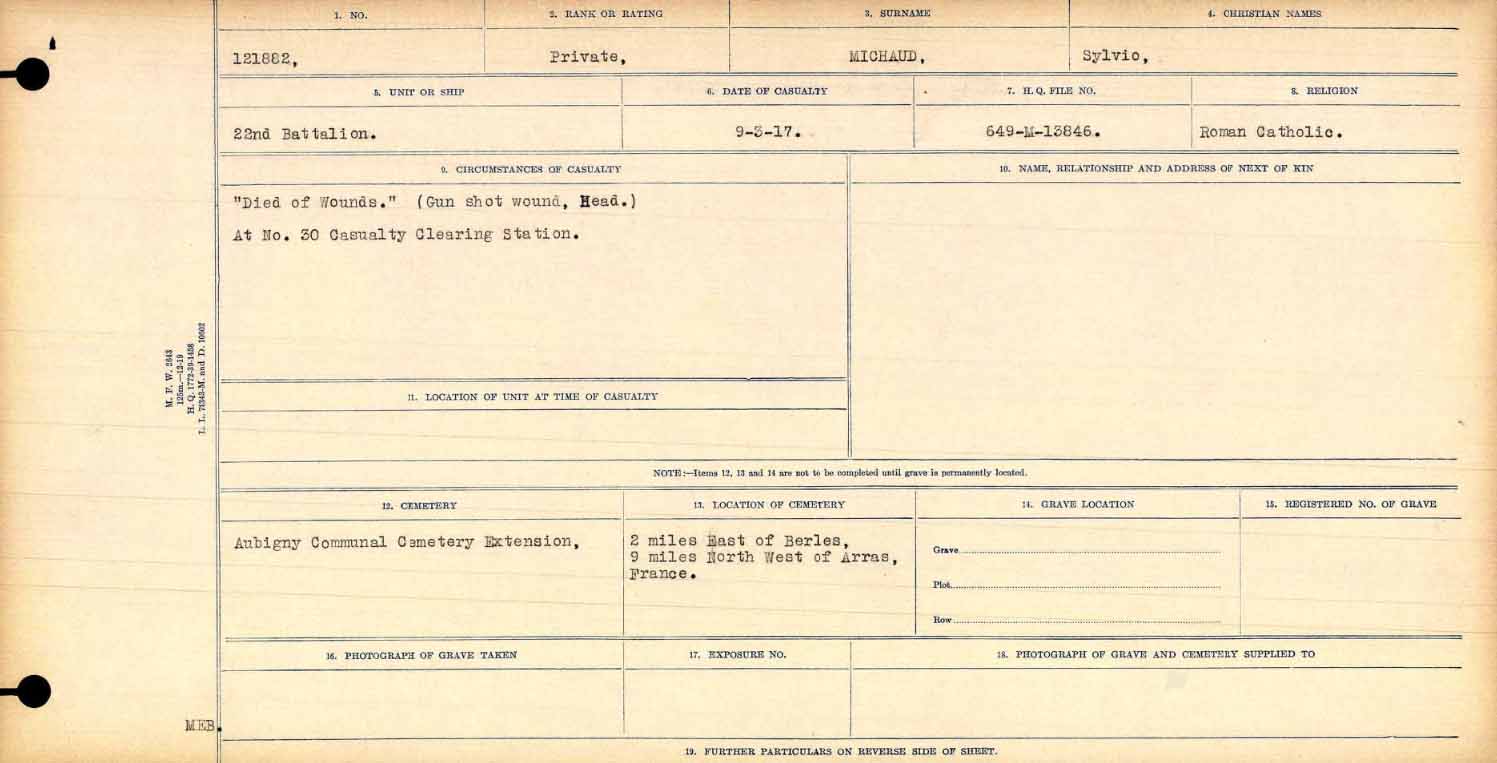 Circumstances of death registers