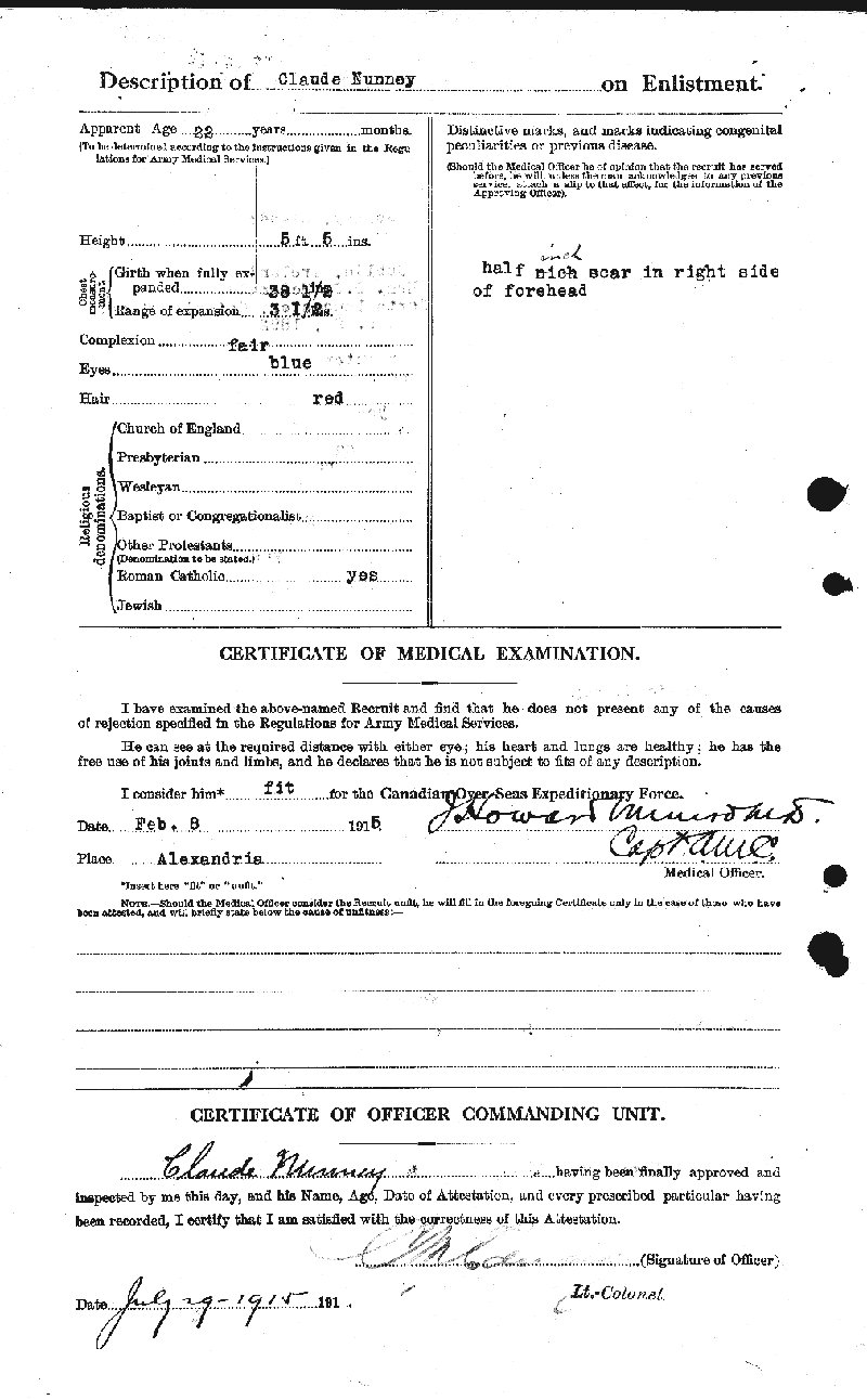 Attestation Paper (back)