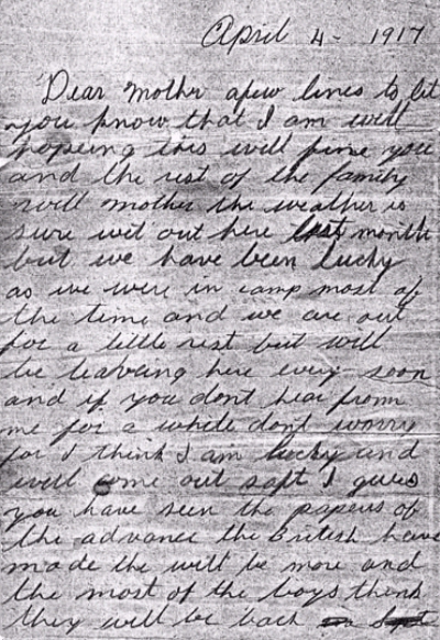 Letter from Feo Teti Page 1