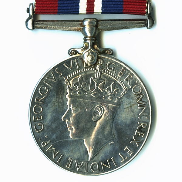 War Medal Back